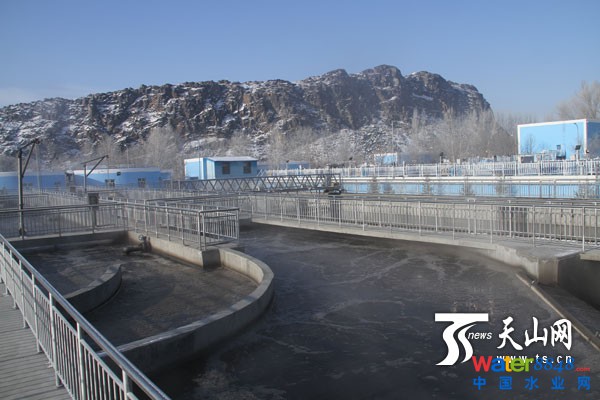 2015年1月14日,阿勒泰市污水處理廠冬季仍能正常運(yùn)行。